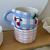 puodelis cherry blue